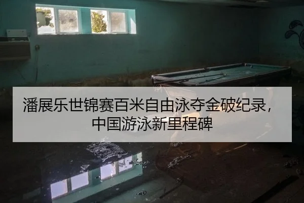 潘展乐世锦赛百米自由泳夺金破纪录，中国游泳新里程碑