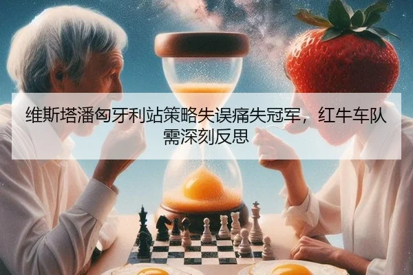 维斯塔潘匈牙利站策略失误痛失冠军，红牛车队需深刻反思
